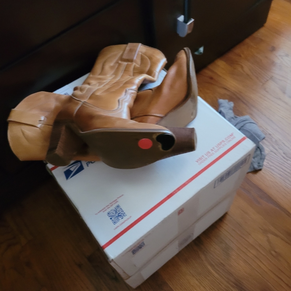 VTG IMPERIAL Cowgirl Western Boots Girls 2 Women 4